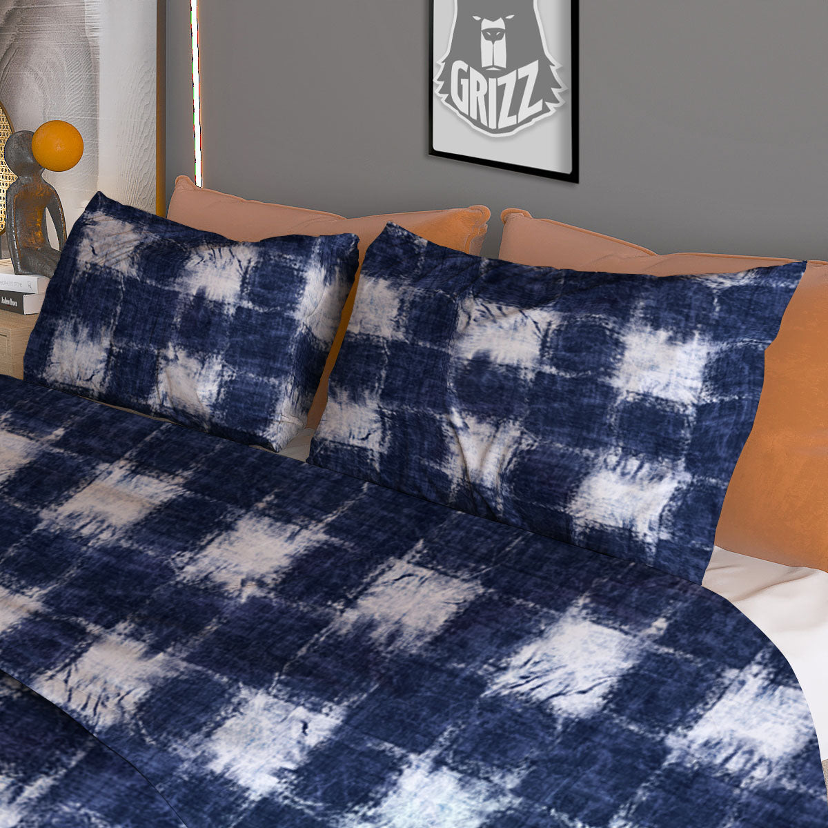 Grape Watercolor Print Pattern Duvet Cover Bedding Set