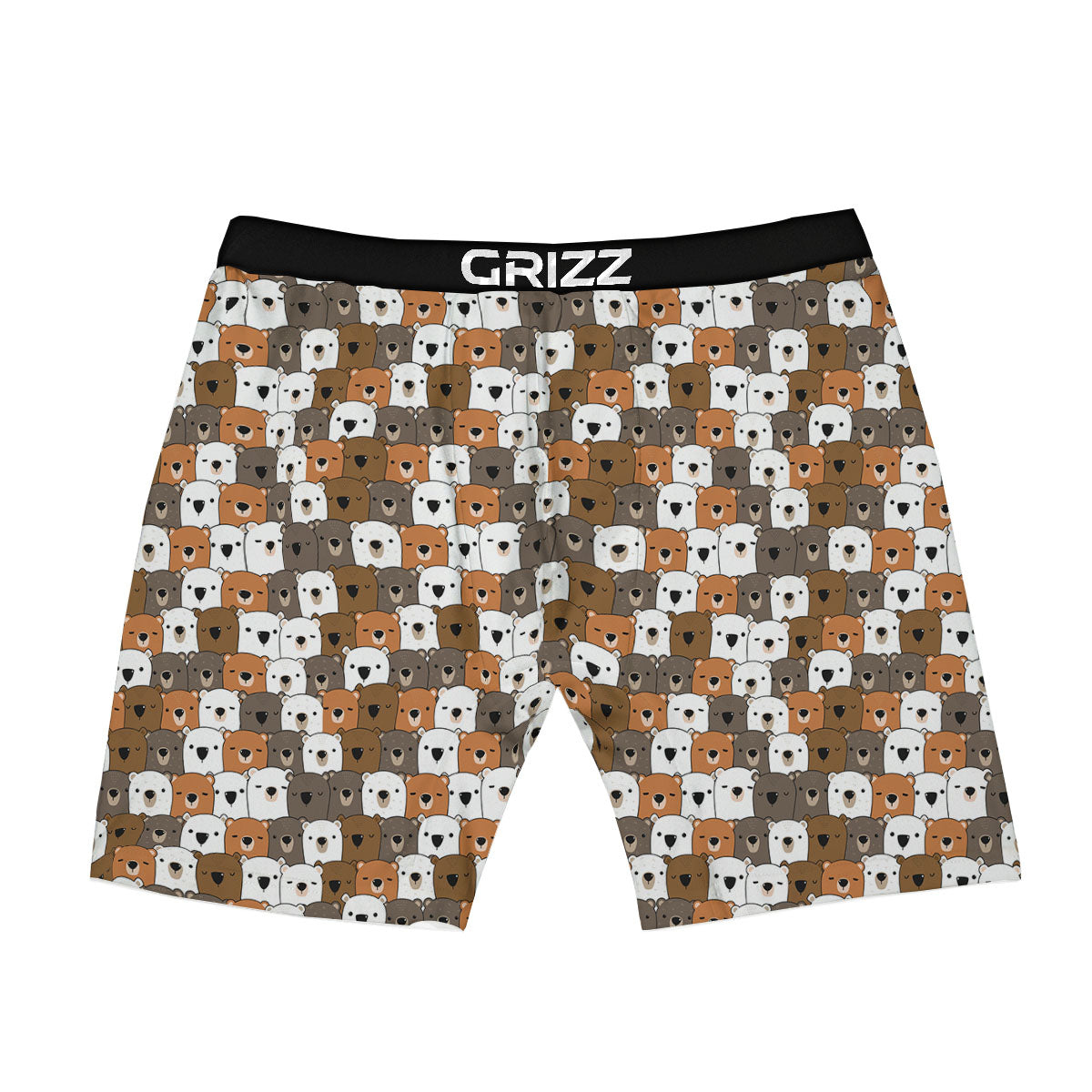 Grizzly Bear Cute Baby Print Pattern Boxer Briefs-grizzshop