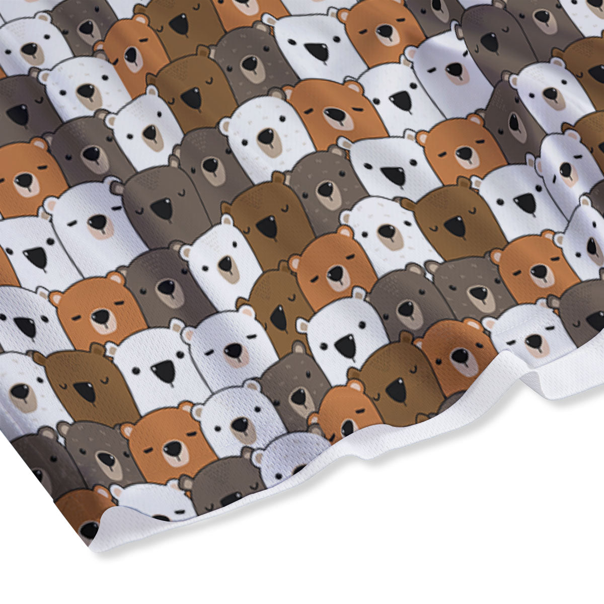 Gingerbread Man Cute Print Pattern Mesh Shorts