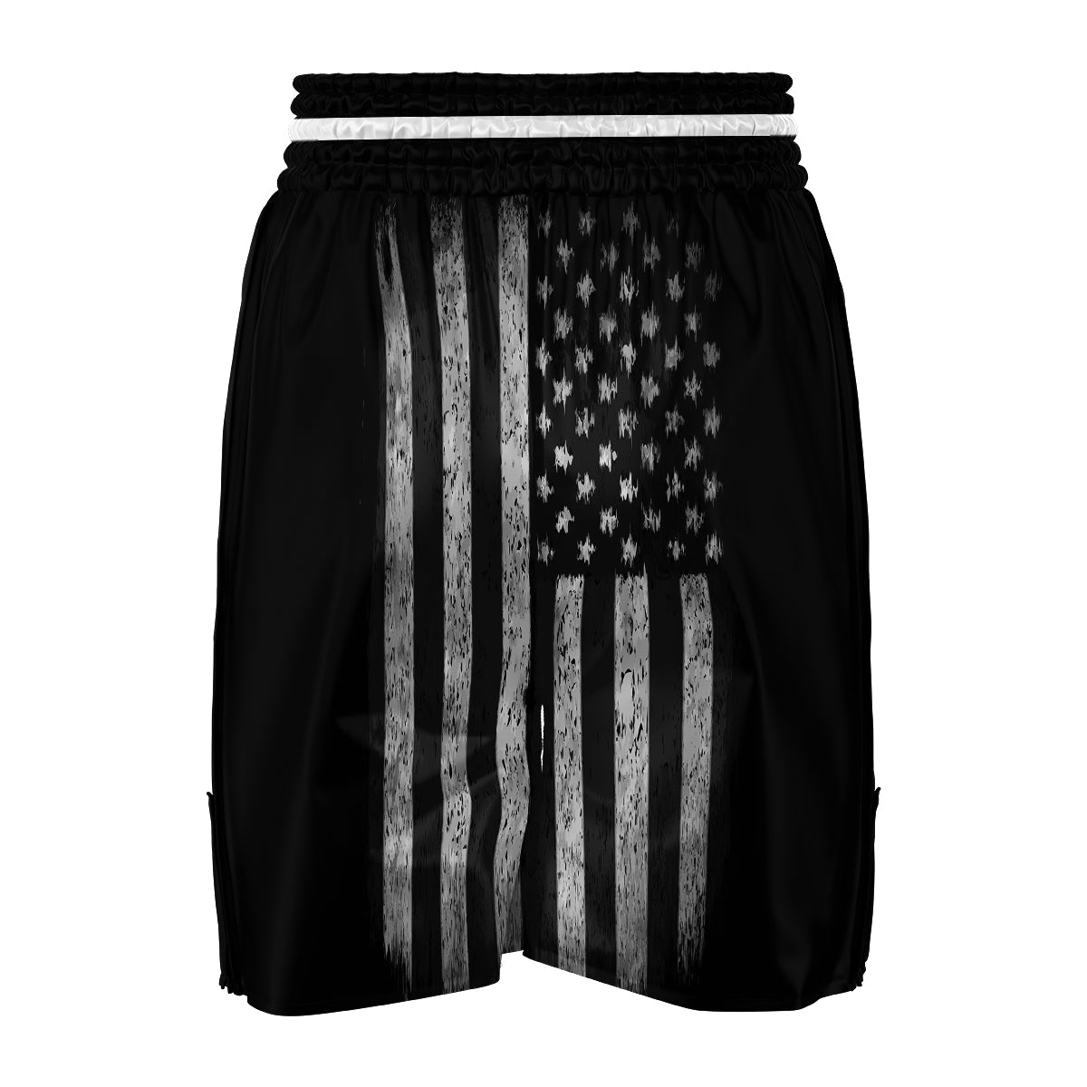 Grunge American Flag Boxing Shorts-grizzshop
