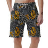 Grunge Geometric Triangle Men's Shorts-grizzshop