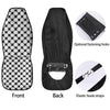 Grunge Halftone Black And White Dots Print Pattern Car Seat Covers-grizzshop