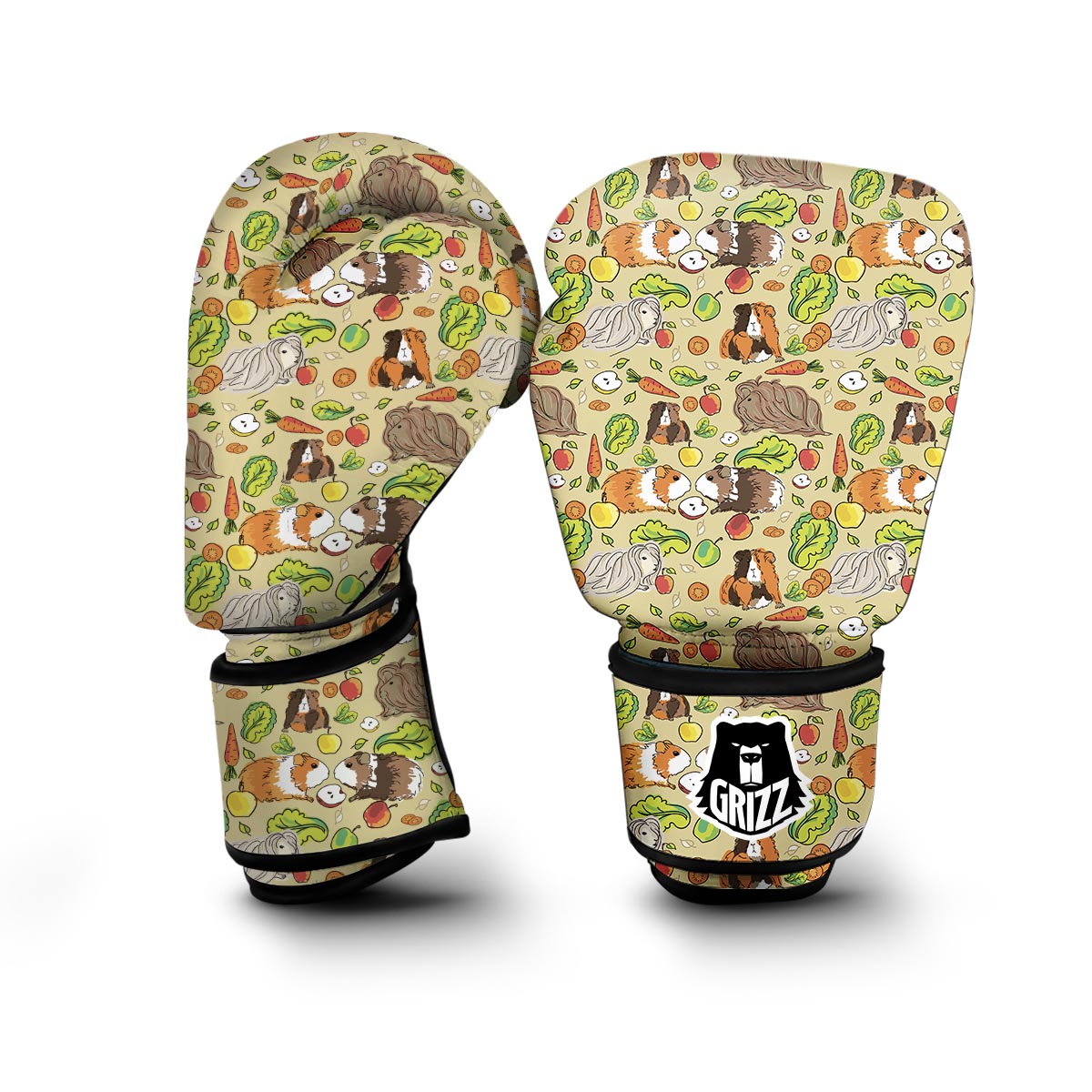 Guinea Pig Pattern Print Boxing Gloves-grizzshop