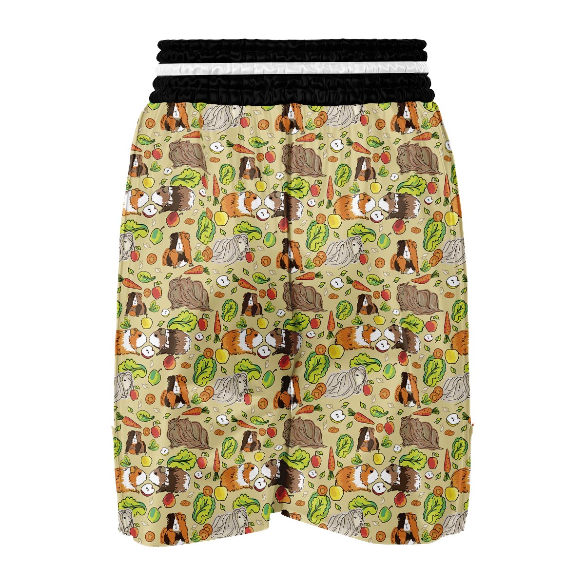 Guinea Pig Pattern Print Boxing Shorts-grizzshop