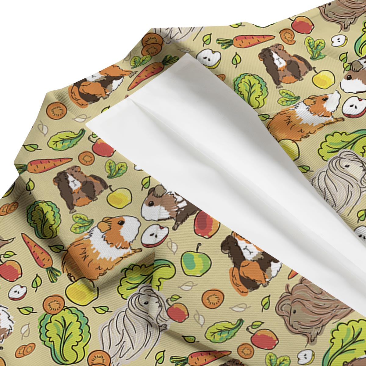 Guinea Pig Pattern Print Men's Blazer-grizzshop