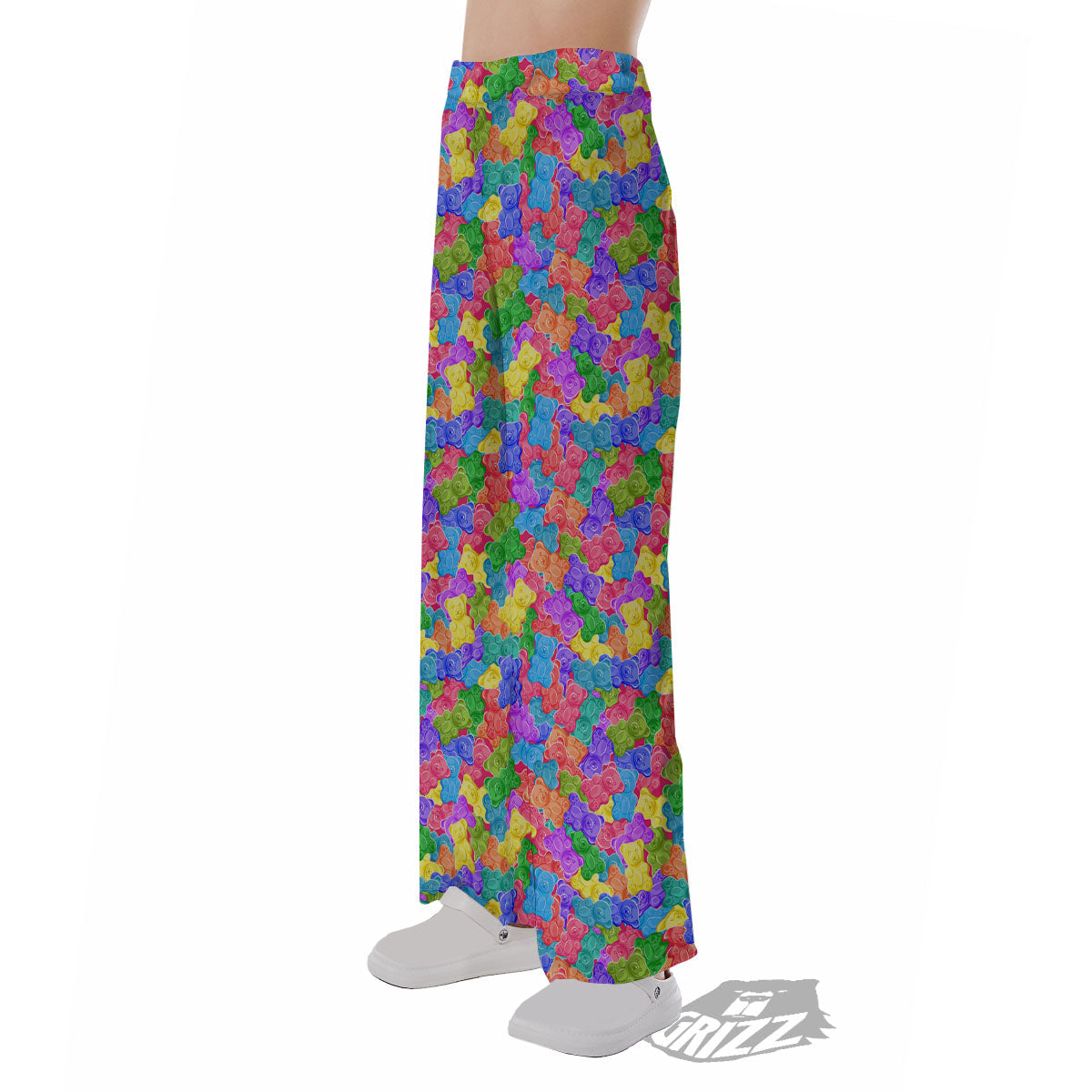 Gummy Bear Colorful Print Pajama Pants-grizzshop