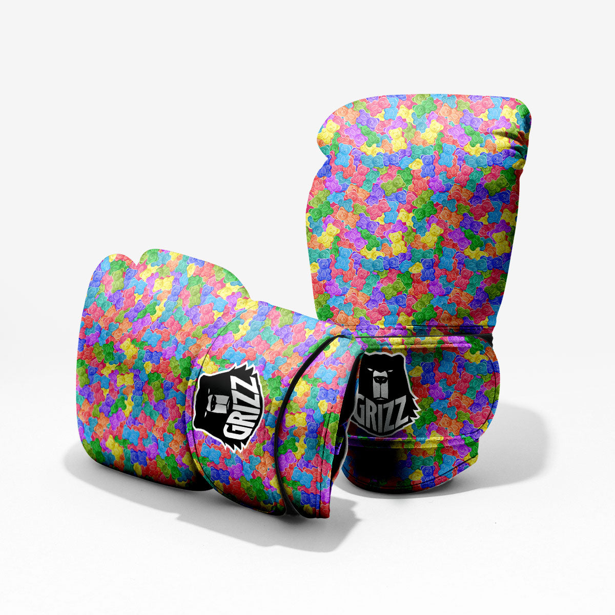 Gummy Bear Colorful Print Pro Boxing Glove