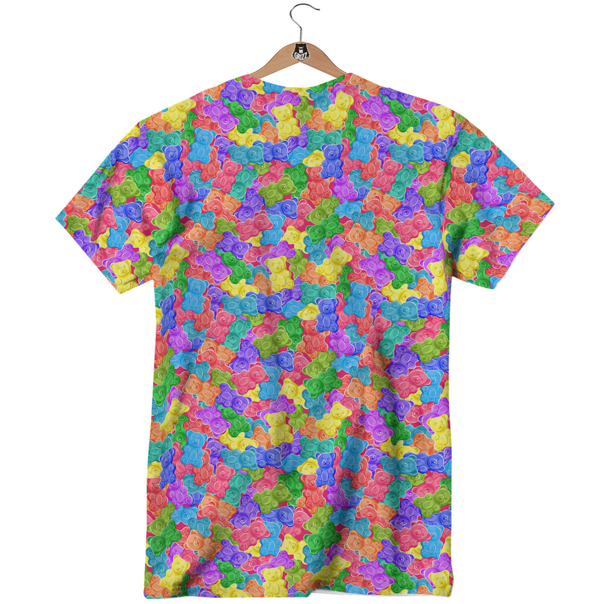 Gummy Bear Colorful Print T-Shirt-grizzshop