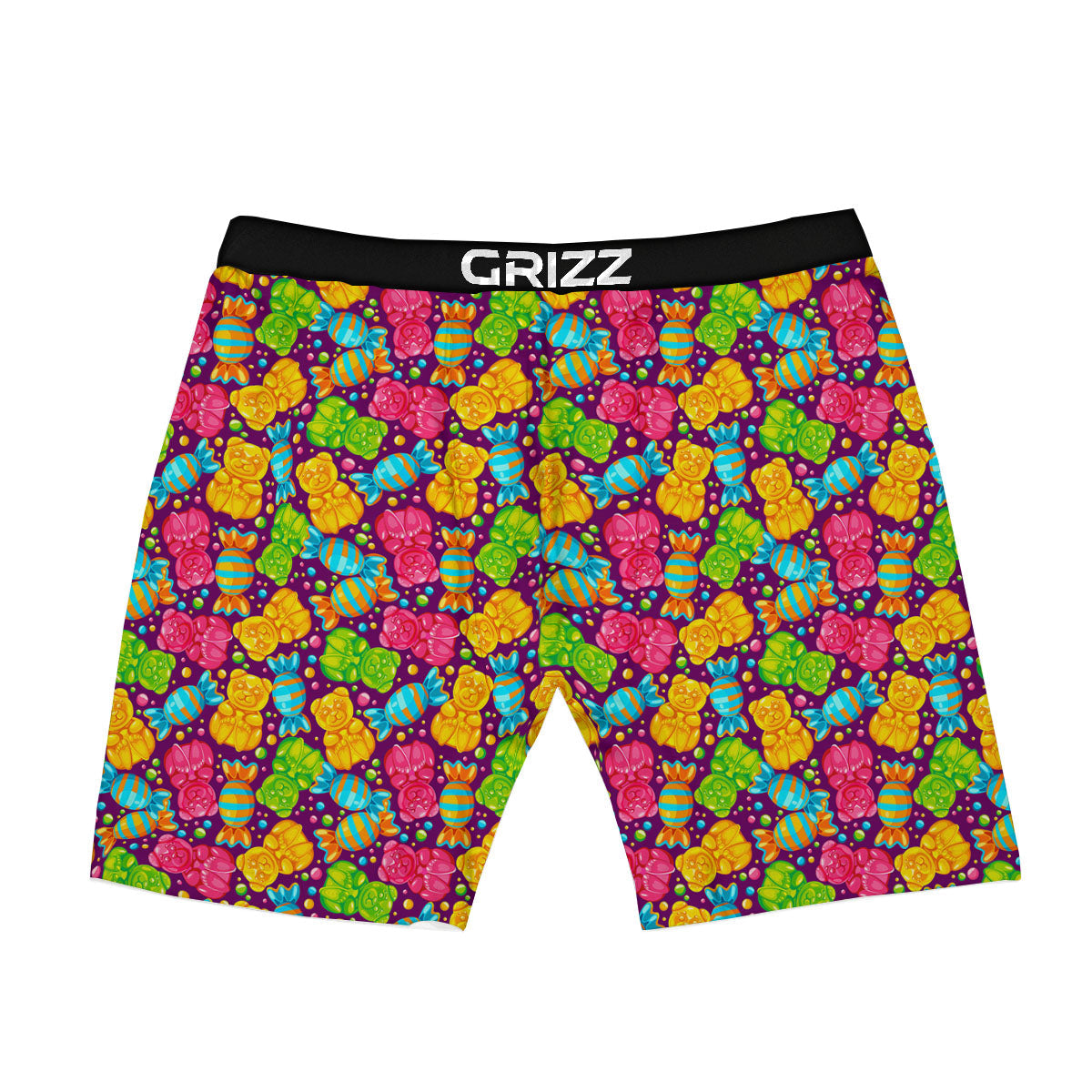 Gummy Colorful Print Boxer Briefs-grizzshop