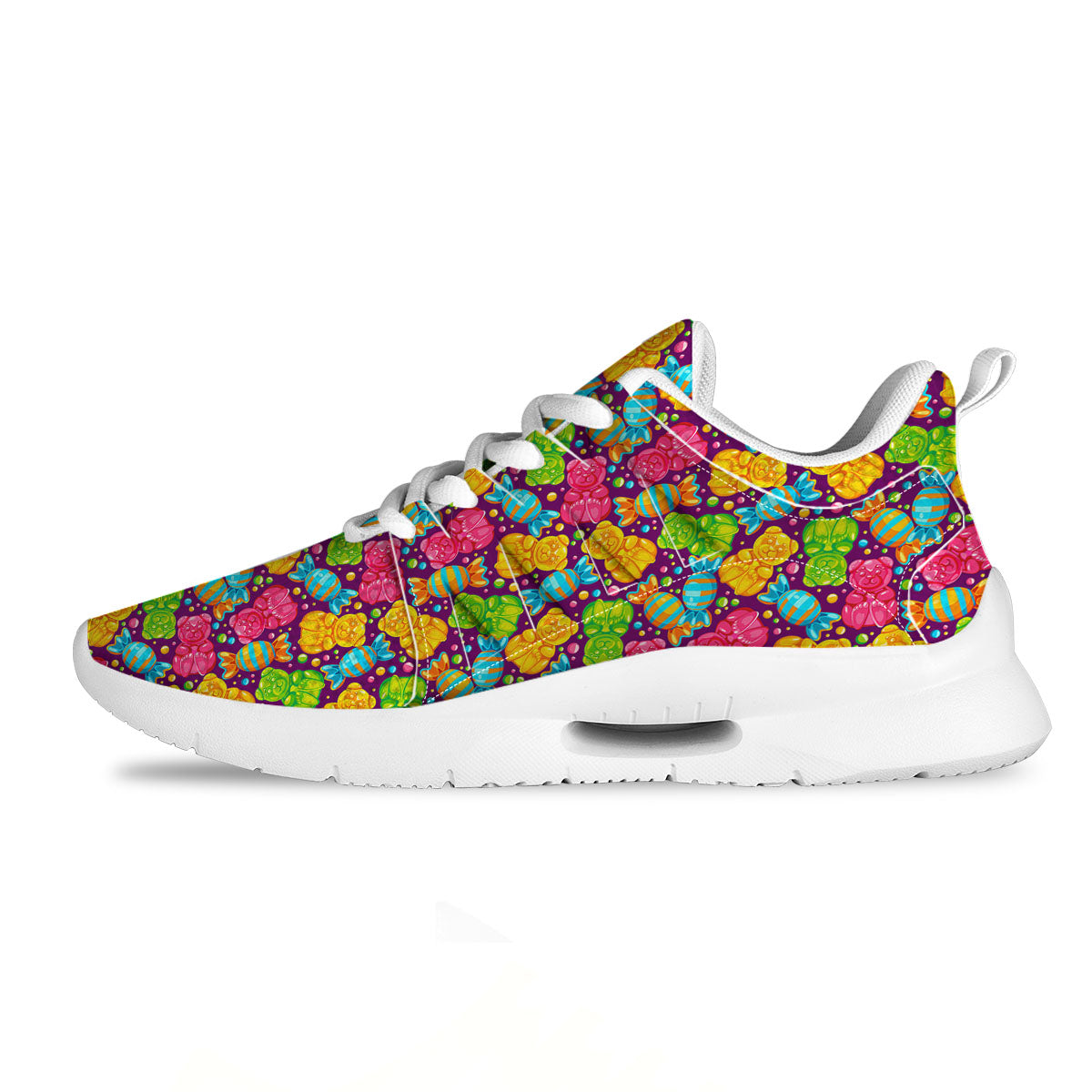 Gummy Colorful Print Tennis Shoes-grizzshop