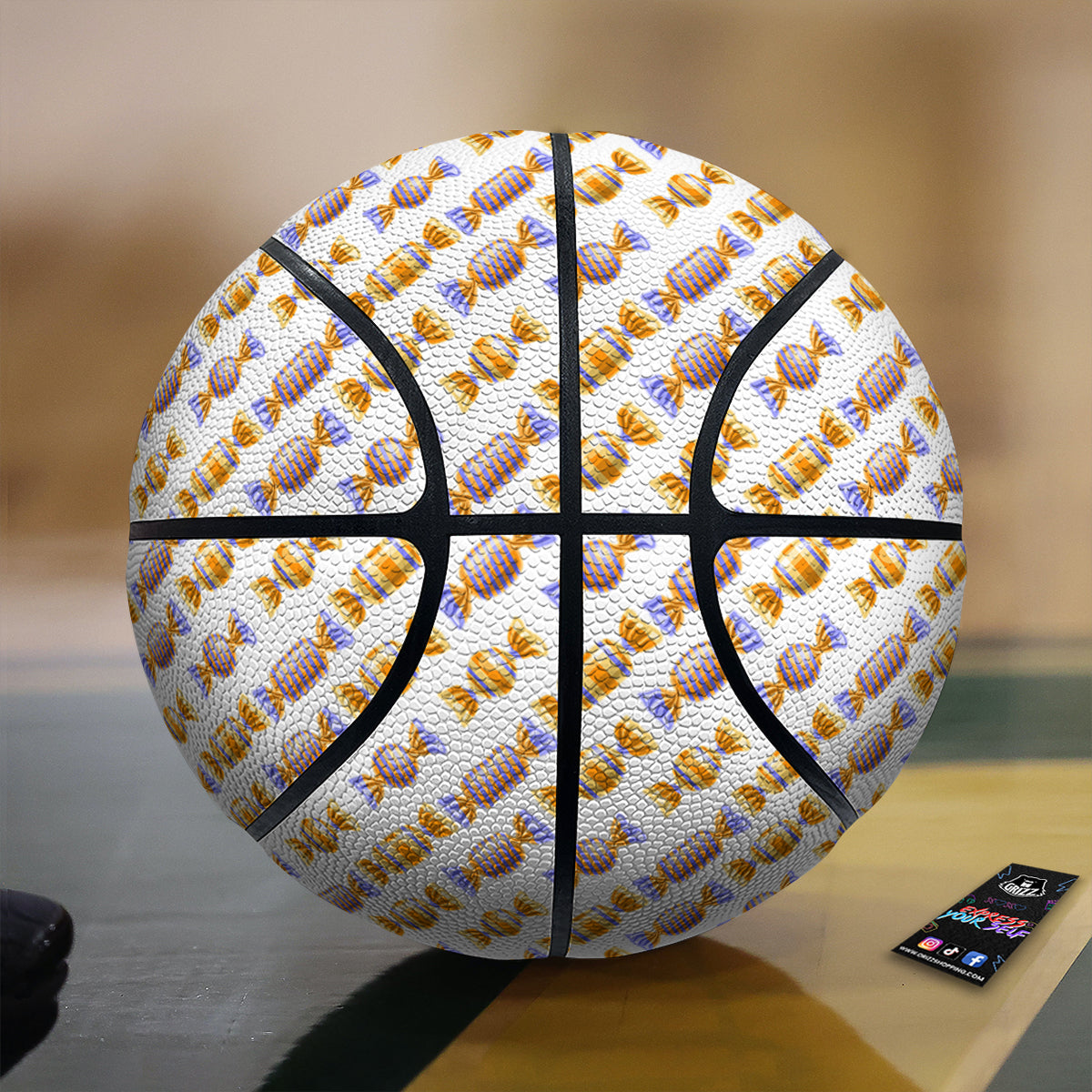 Gummy Yummy Print Pattern Basketball