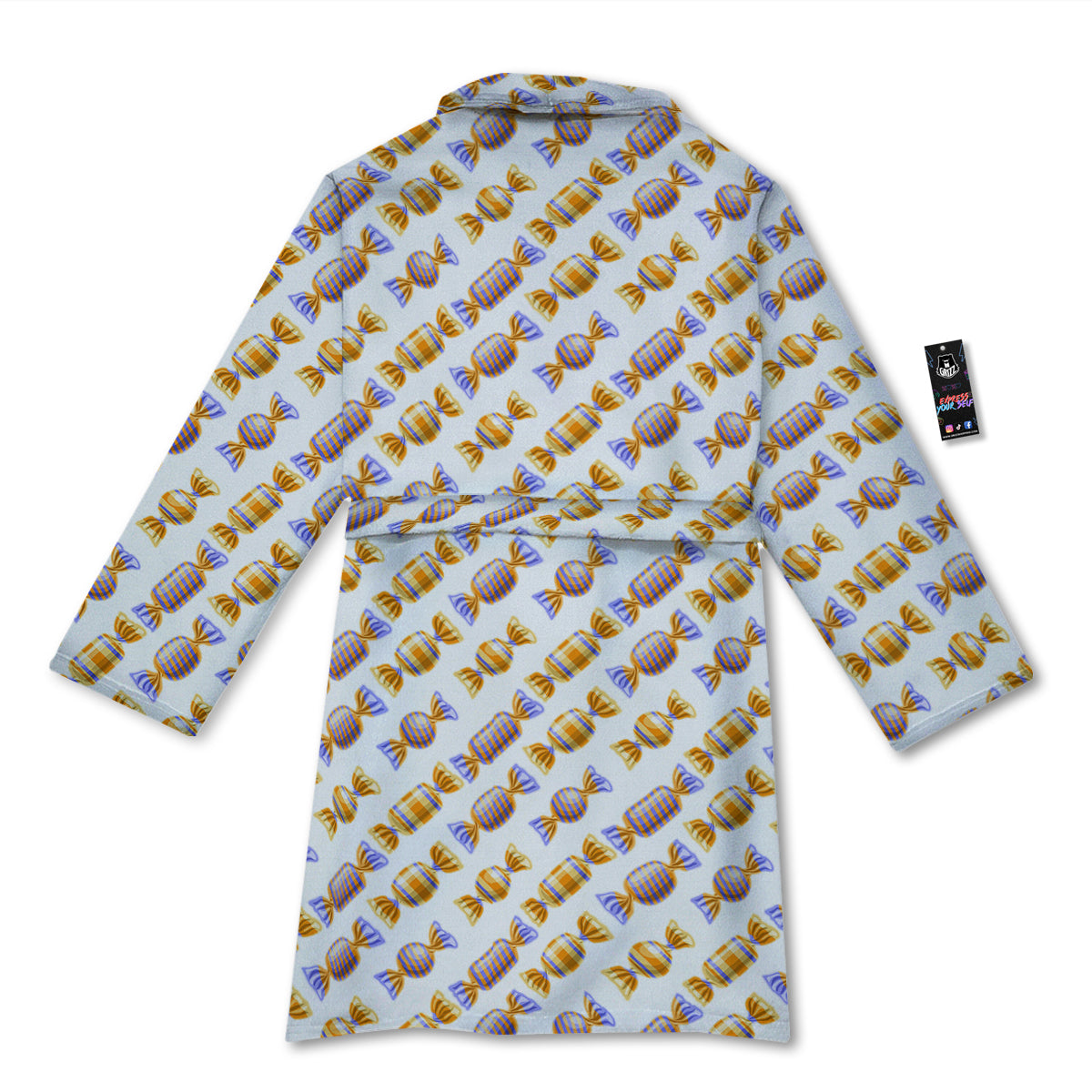 Gummy Yummy Print Pattern Bathrobe-grizzshop