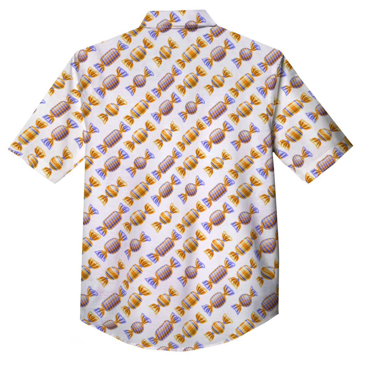 Gummy Yummy Print Pattern Button Up Shirt-grizzshop