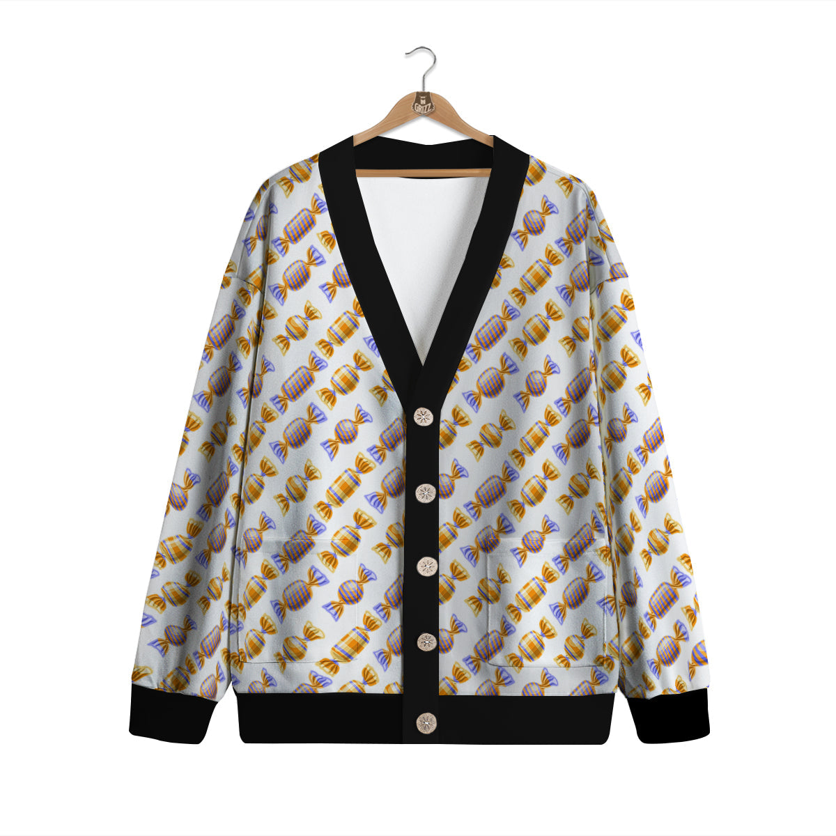 Gummy Yummy Print Pattern Cardigan-grizzshop