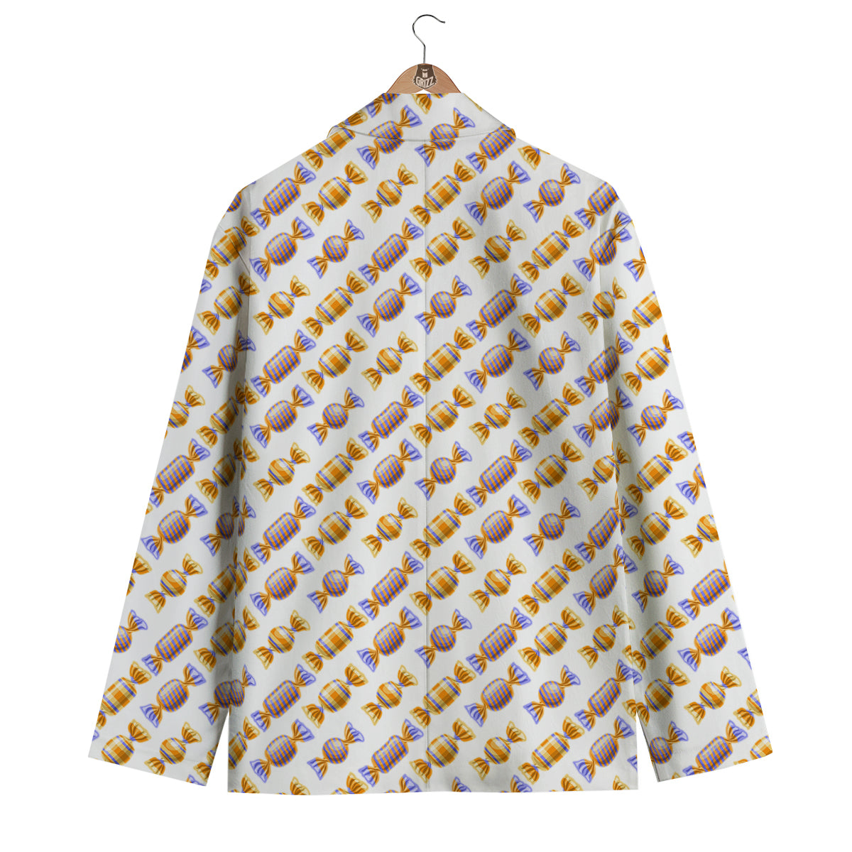 Gummy Yummy Print Pattern Men's Blazer-grizzshop