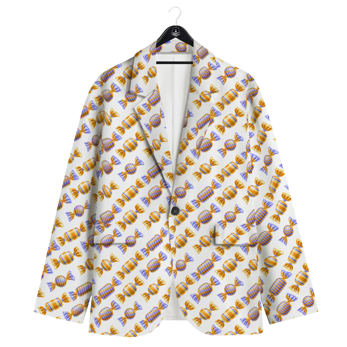 Gummy Yummy Print Pattern Men's Sport Coat-grizzshop