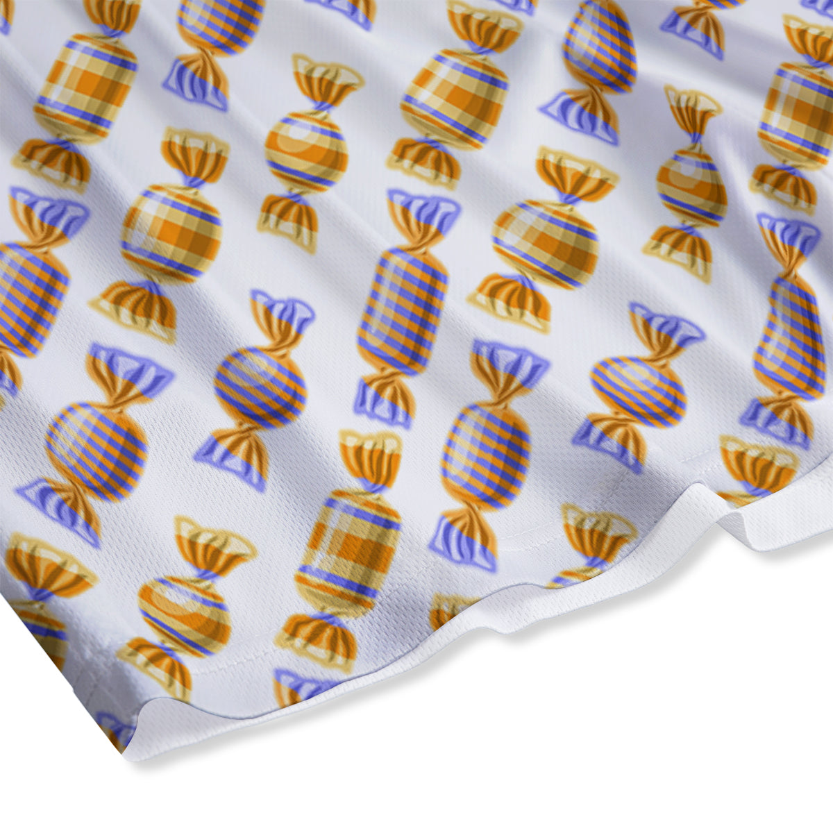 Gummy Yummy Print Pattern Mesh Shorts