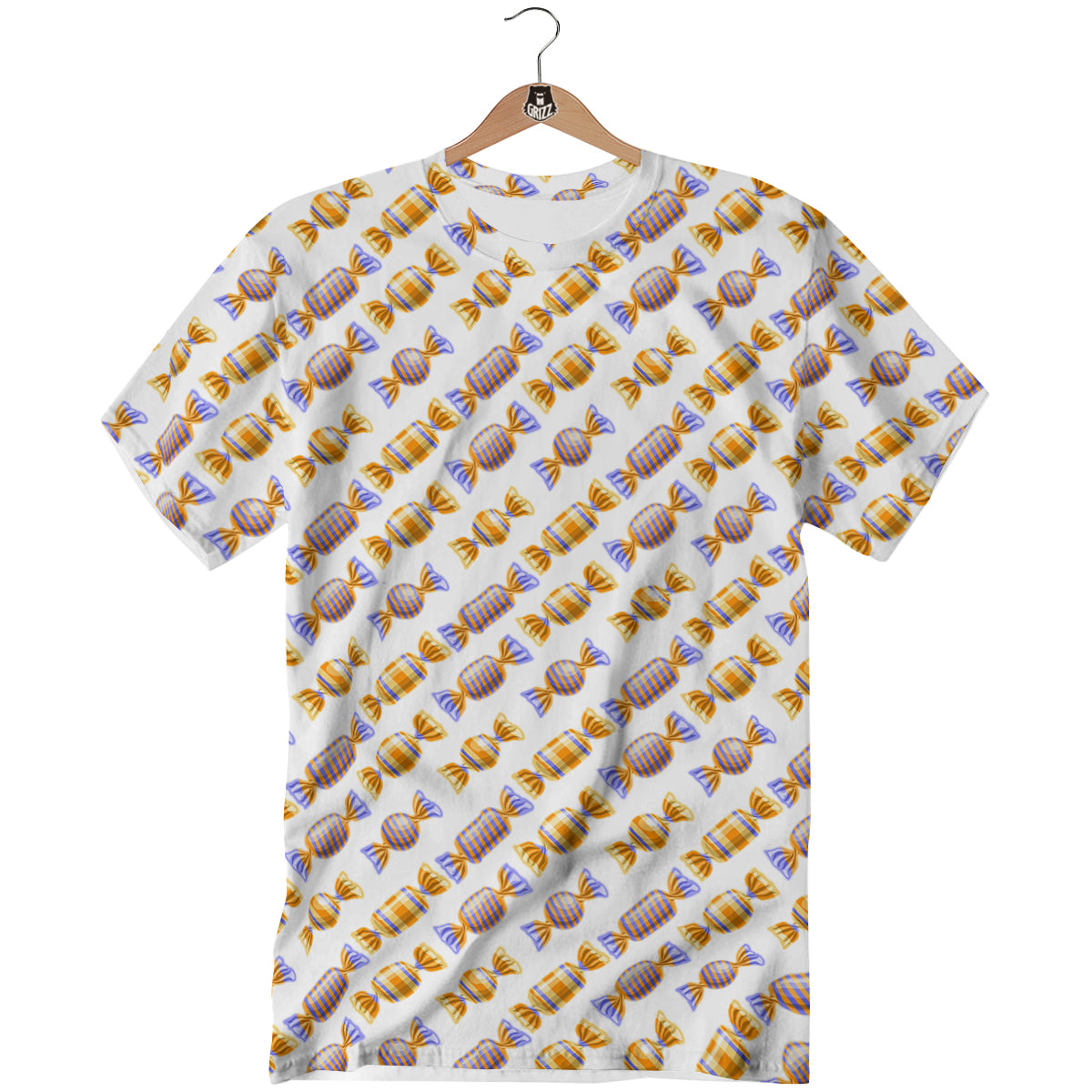 Gummy Yummy Print Pattern T-Shirt-grizzshop