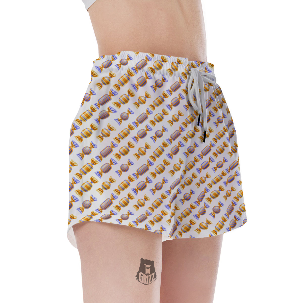 Gummy Yummy Print Pattern Women's Shorts-grizzshop