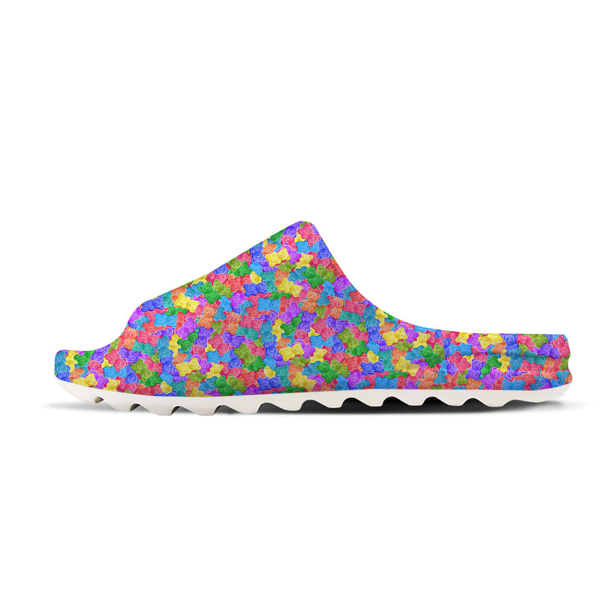 Gummy Bear Colorful Print Sandals-grizzshop