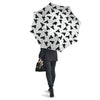 Gun Bullet White And Black Print Pattern Umbrella-grizzshop