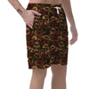 Gun Rose Skull Men's Shorts-grizzshop