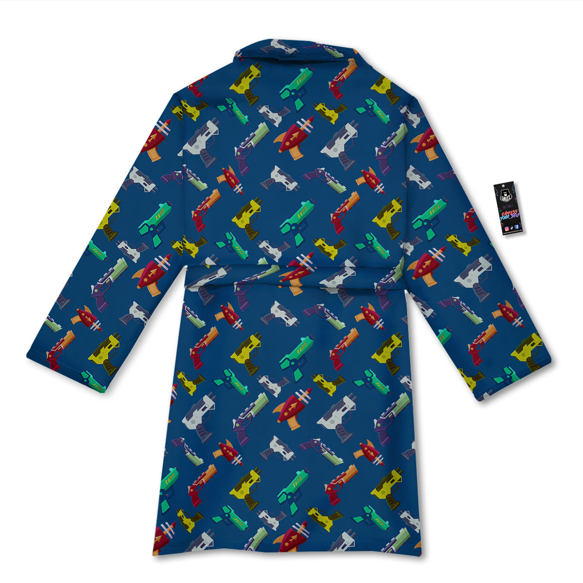 Guns Game Colorful Print Pattern Bathrobe-grizzshop