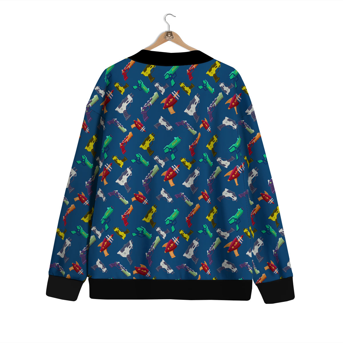 Guns Game Colorful Print Pattern Cardigan-grizzshop