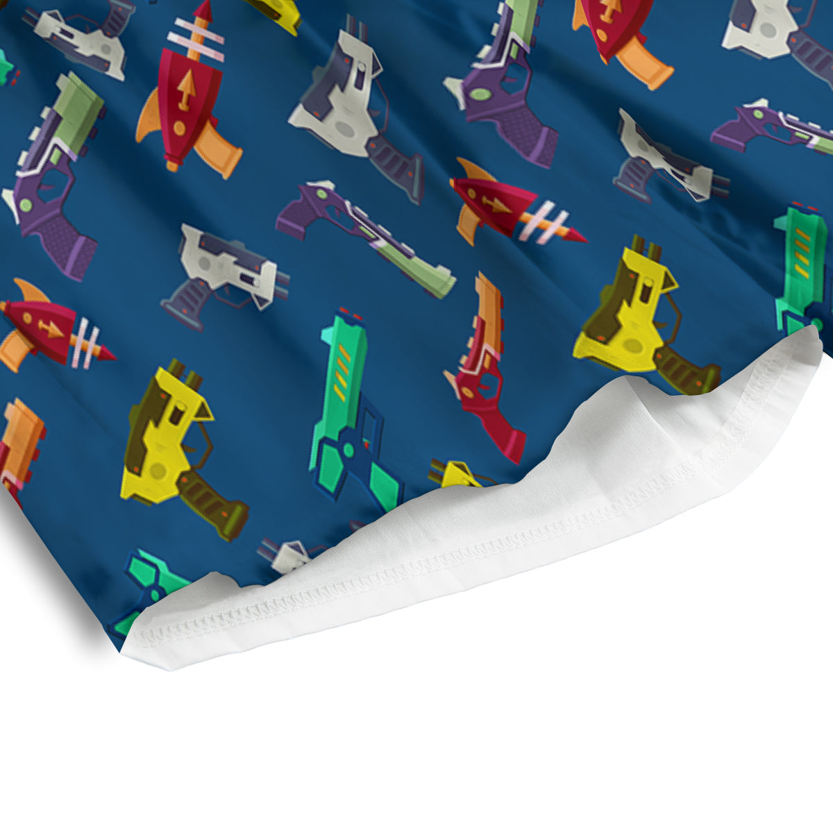 Guns Game Colorful Print Pattern Men's Athletic Shorts
