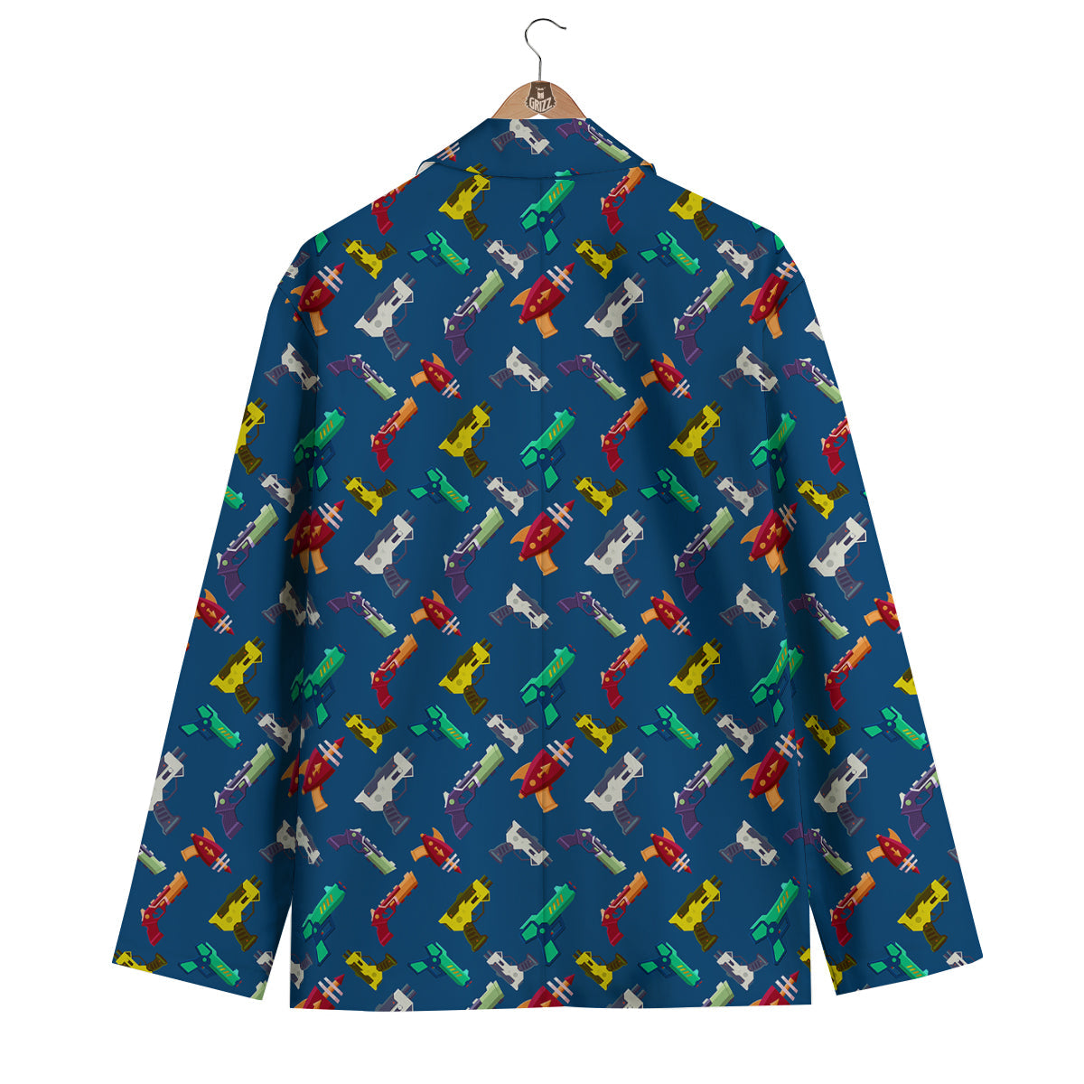 Guns Game Colorful Print Pattern Men's Blazer-grizzshop