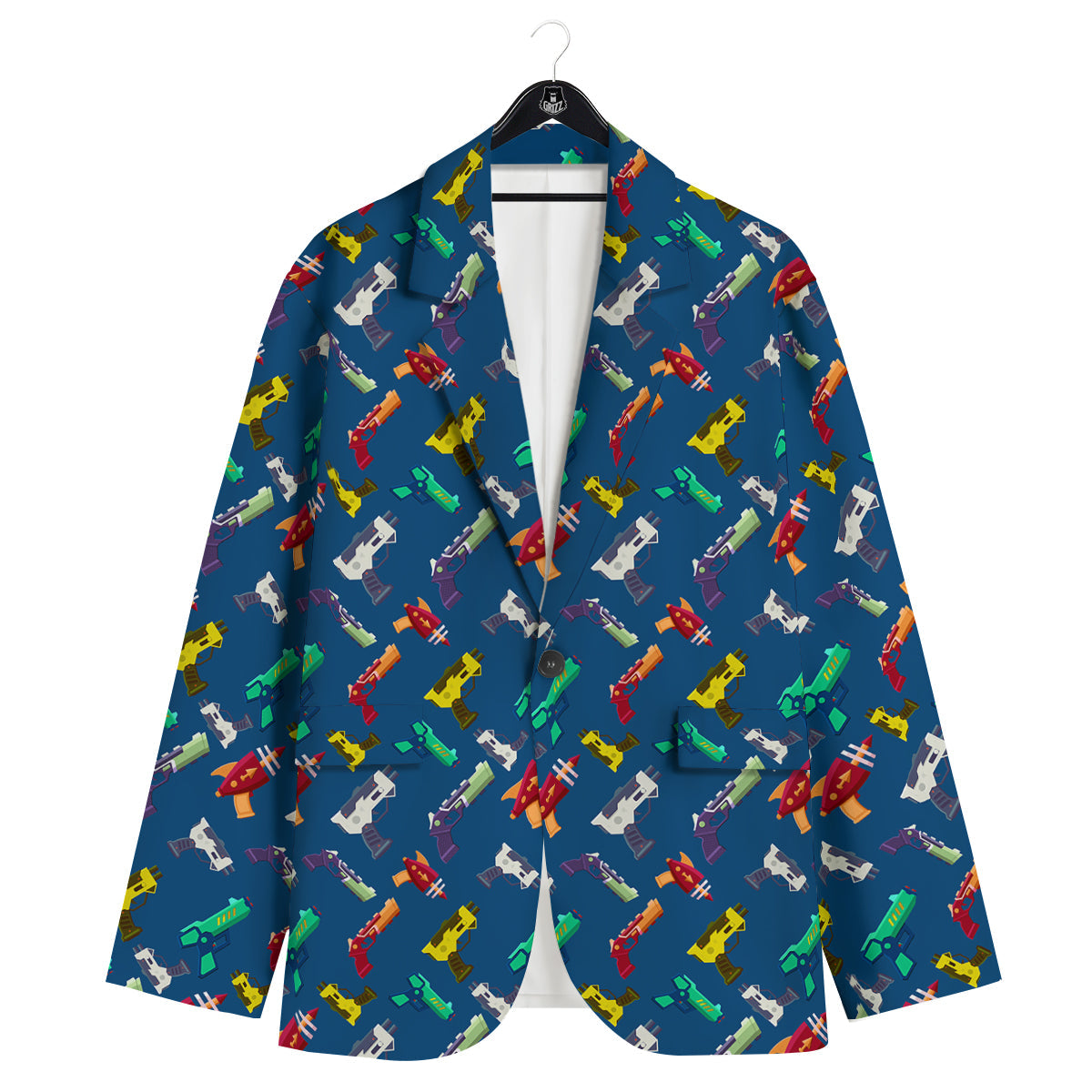 Guns Game Colorful Print Pattern Men's Sport Coat-grizzshop