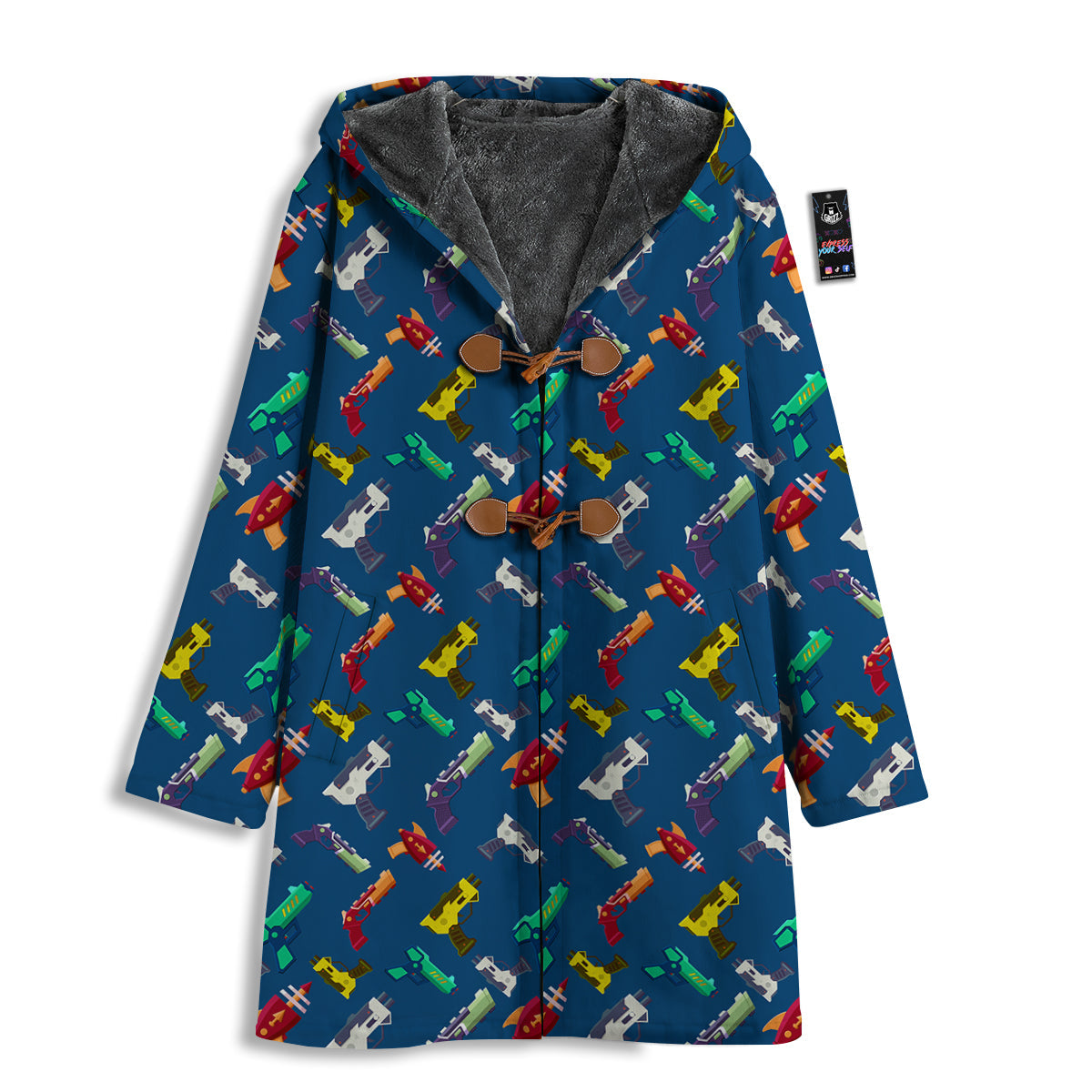 Guns Game Colorful Print Pattern Men's Windbreaker Jacket-grizzshop