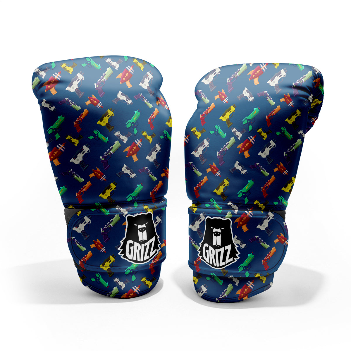 Guns Game Colorful Print Pattern Pro Boxing Glove