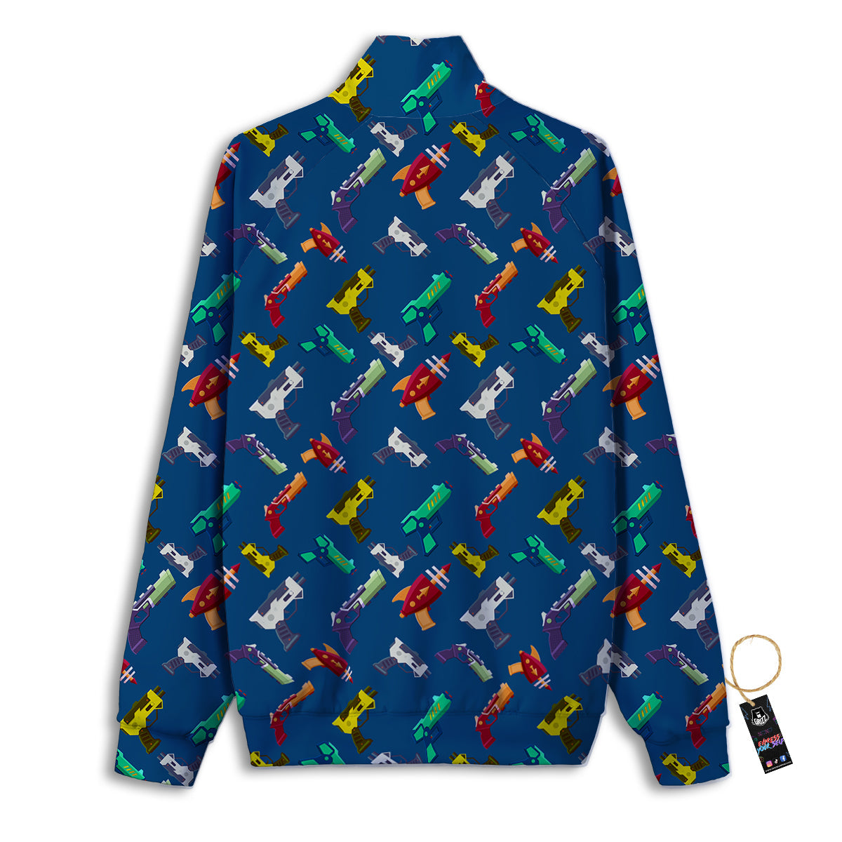 Guns Game Colorful Print Pattern Track Jacket-grizzshop