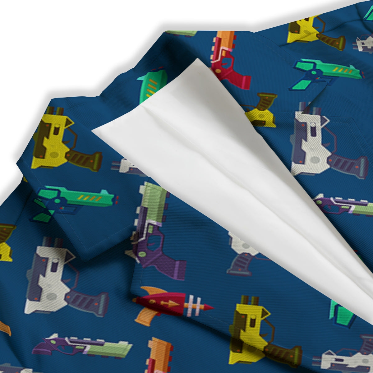 Guns Game Colorful Print Pattern Women's Blazer-grizzshop