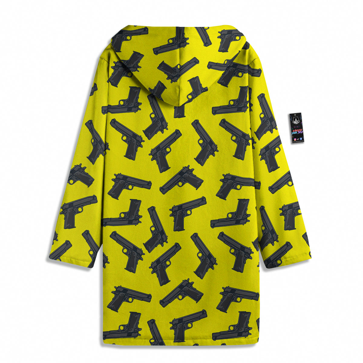 Guns Military Print Pattern Men's Windbreaker Jacket-grizzshop