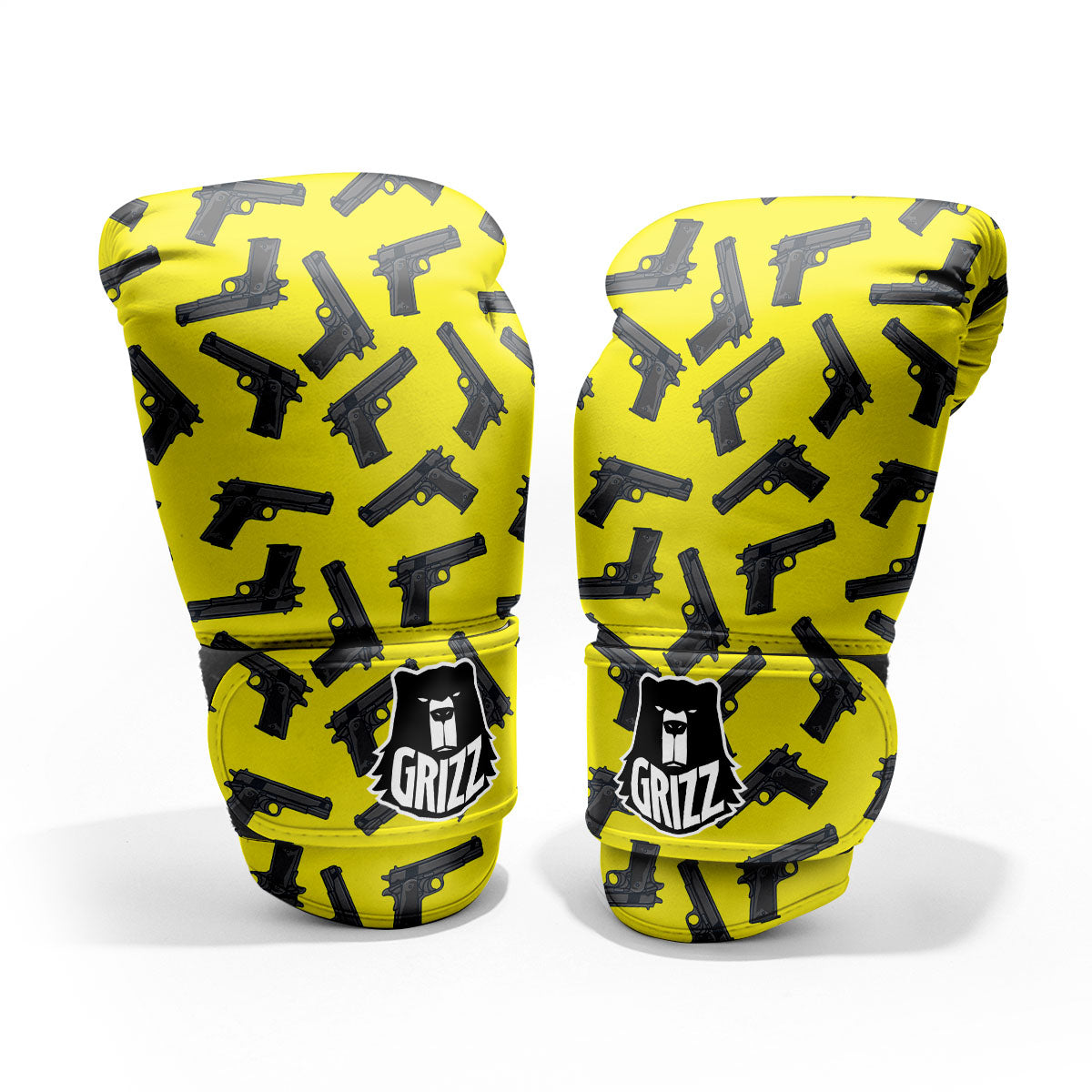 Guns Military Print Pattern Pro Boxing Glove