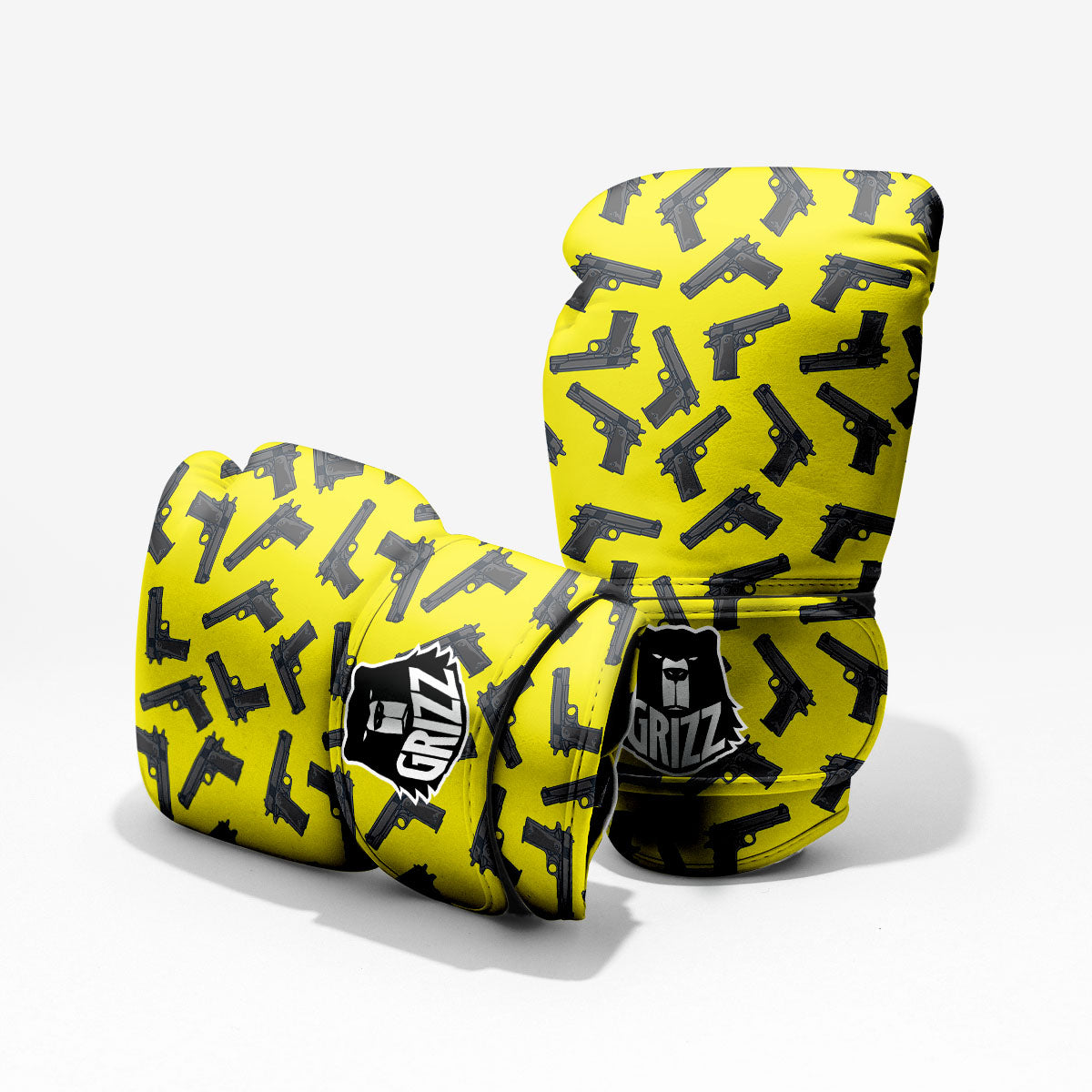 Guns Military Print Pattern Pro Boxing Glove