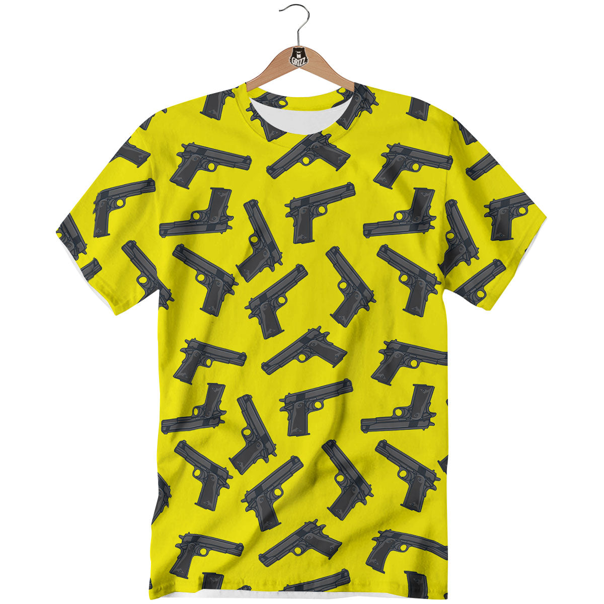Guns Military Print Pattern T-Shirt-grizzshop