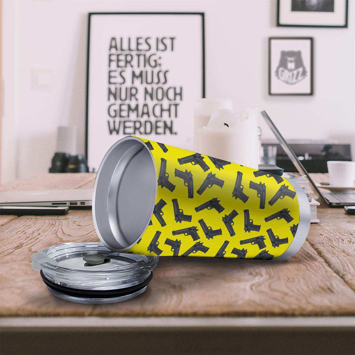 Guns Military Print Pattern Tumbler-grizzshop