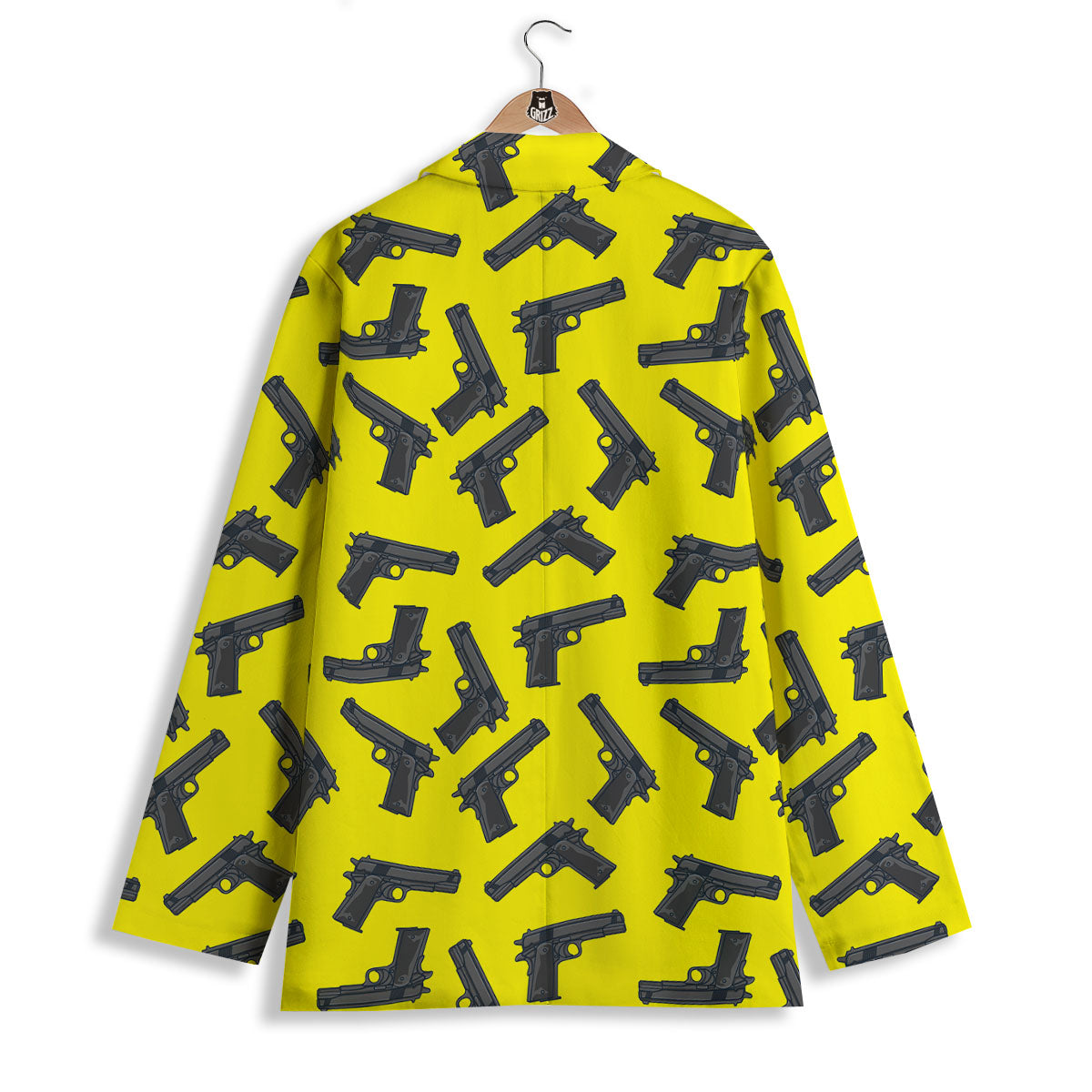 Guns Military Print Pattern Women's Blazer-grizzshop