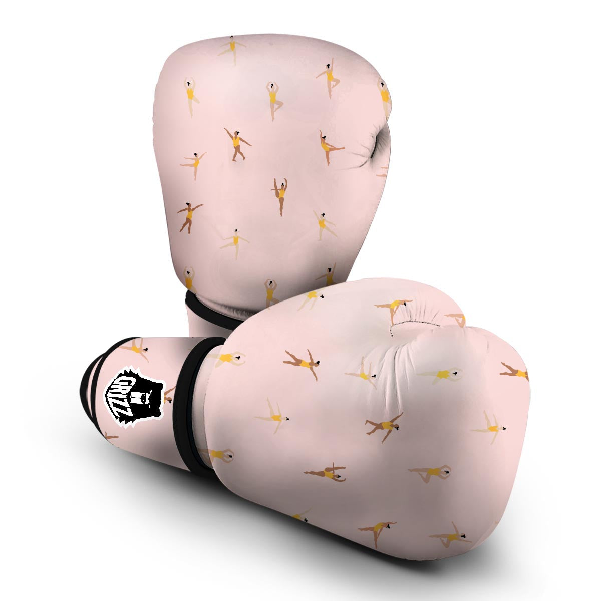 Gymnastics Pattern Print Boxing Gloves-grizzshop