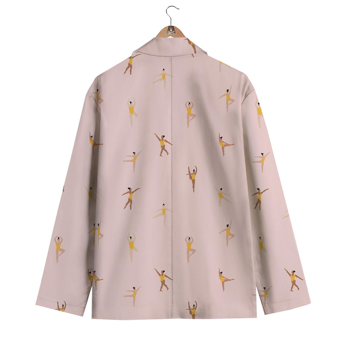 Gymnastics Pattern Print Men's Blazer-grizzshop