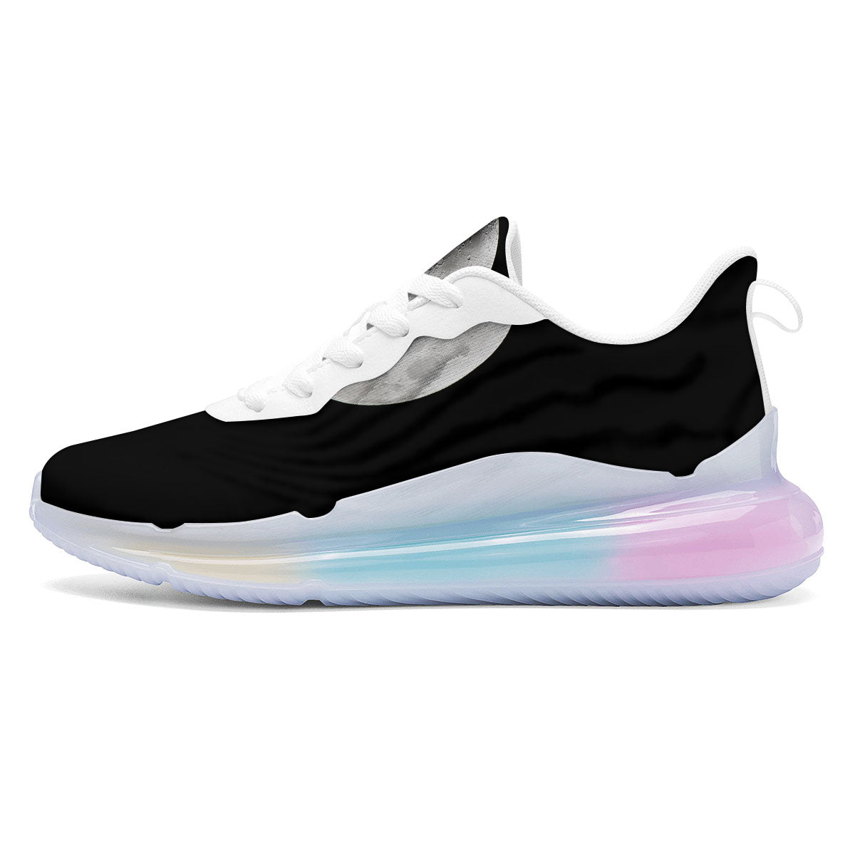 Half Moon Print Running Sneakers-grizzshop