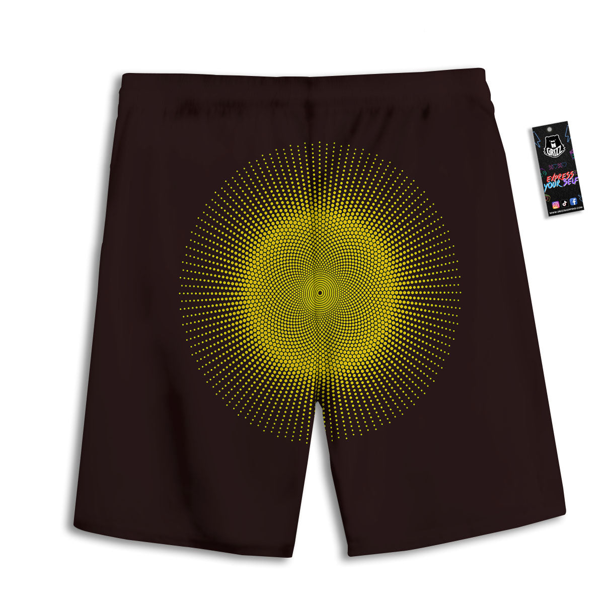 Inspired Native Indian Print Pattern Men's Athletic Shorts