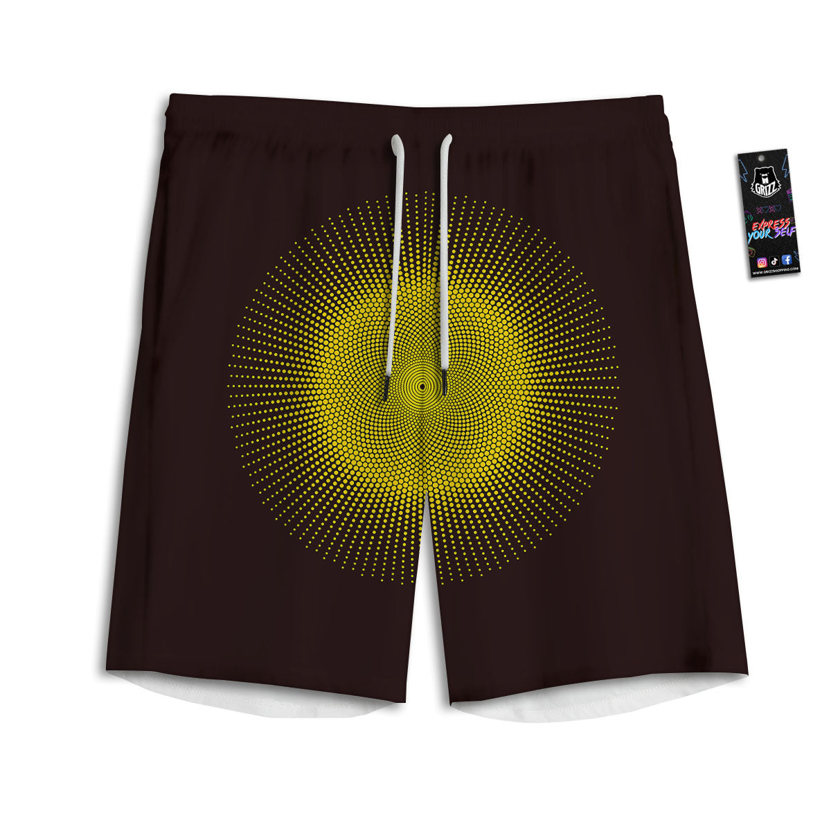 Inspired Native Indian Print Pattern Men's Athletic Shorts