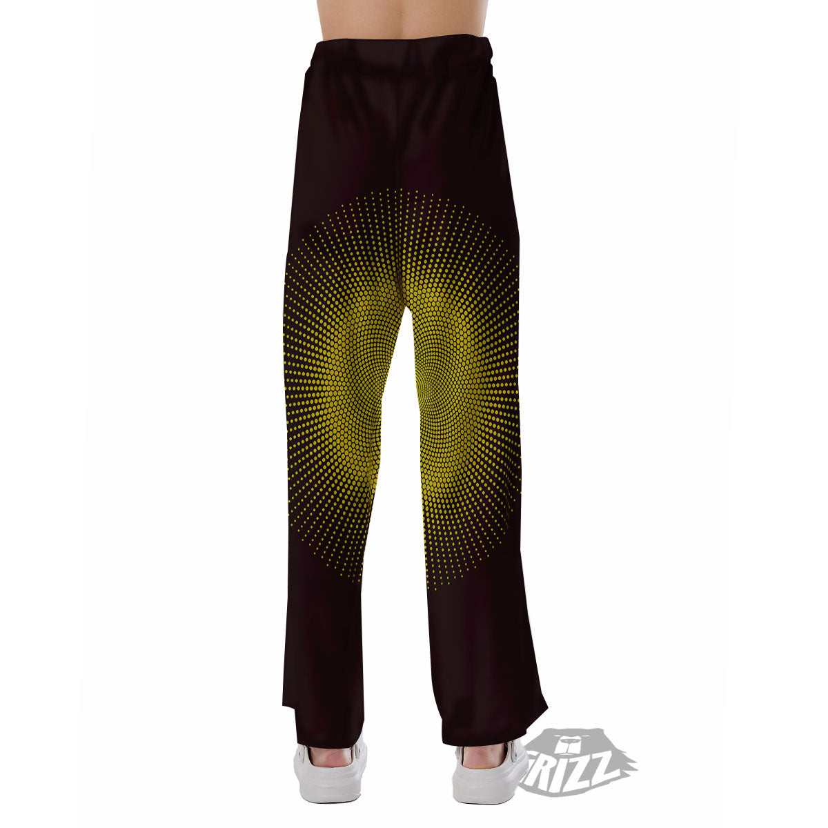 Halftone Sun Dot Print Pajama Pants-grizzshop
