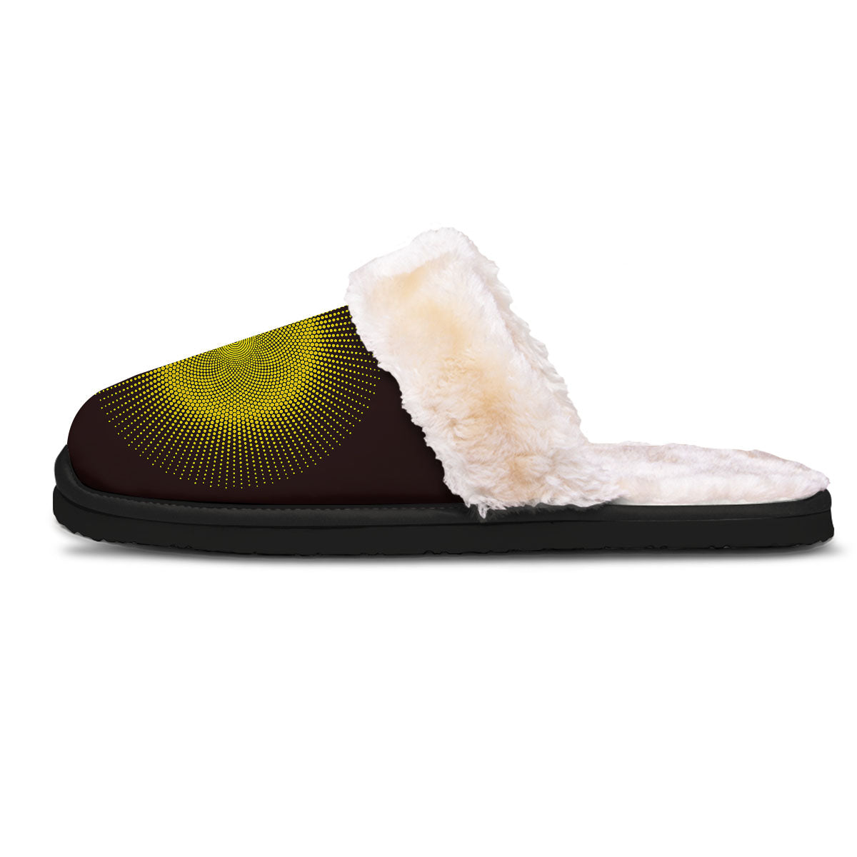 Halftone Sun Dot Print Slippers-grizzshop