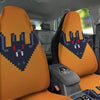 Halloween Bat 8-Bit Pixel Print Car Seat Covers-grizzshop