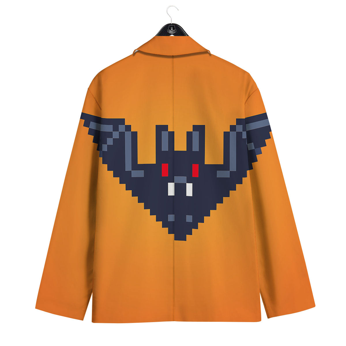 Halloween Bat 8-Bit Pixel Print Men's Sport Coat-grizzshop